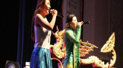 At the Myanmar Music Festival