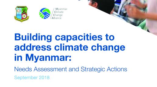 Building capacities to address climate change in Myanmar